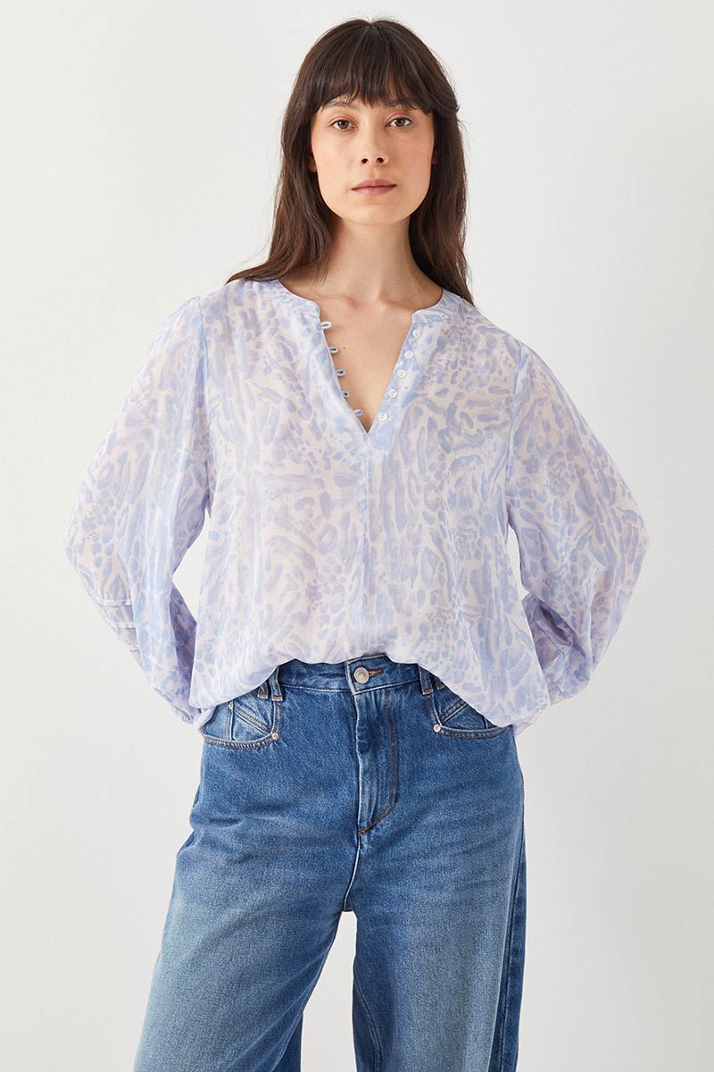 Frances Animal Print Top