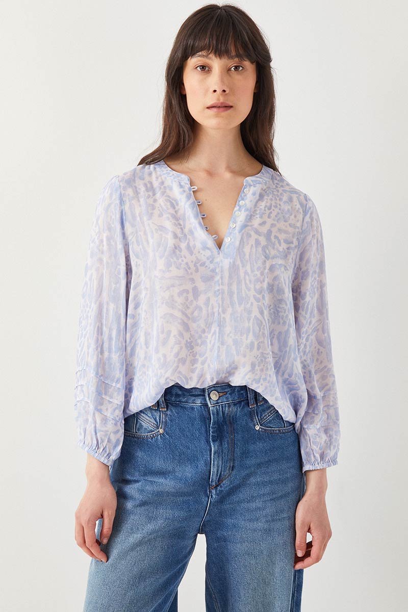 Frances Animal Print Top