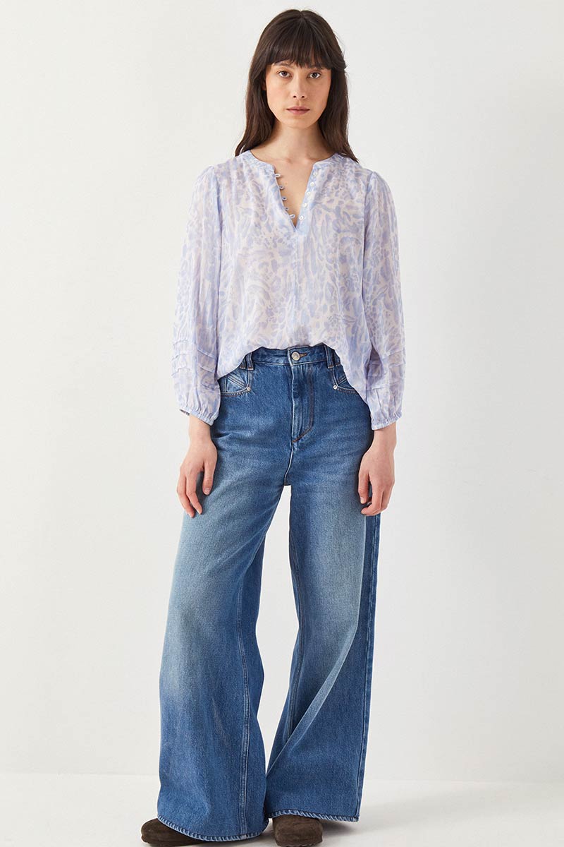 Frances Animal Print Top