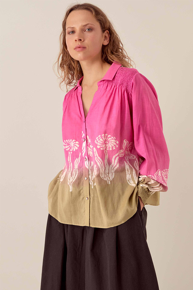 Izzy Dip Dye Blouse