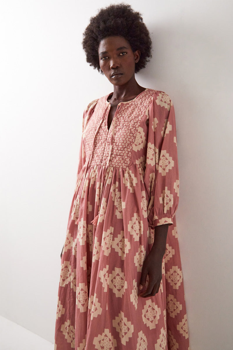 Kaira Cotton Midi Dress