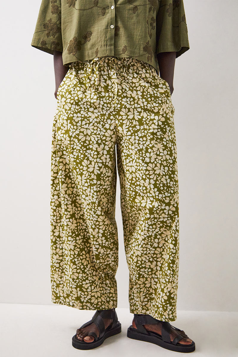 Karlie Cotton Wide Leg Trousers