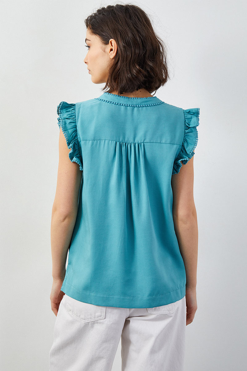 Keelie Frill Sleeve Top