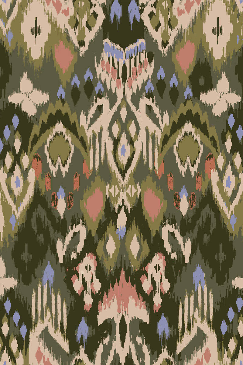 Kiku Ikat Printed Top