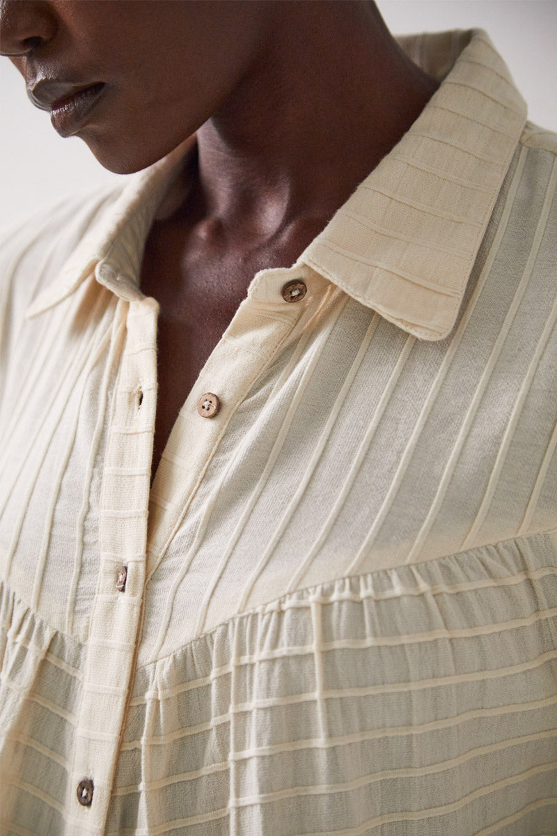 Lexa Stone Cotton Midaxi Dress