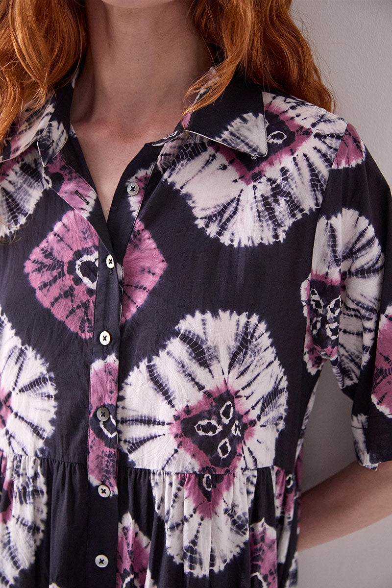 Lucia Tie-Dye Cotton Dress