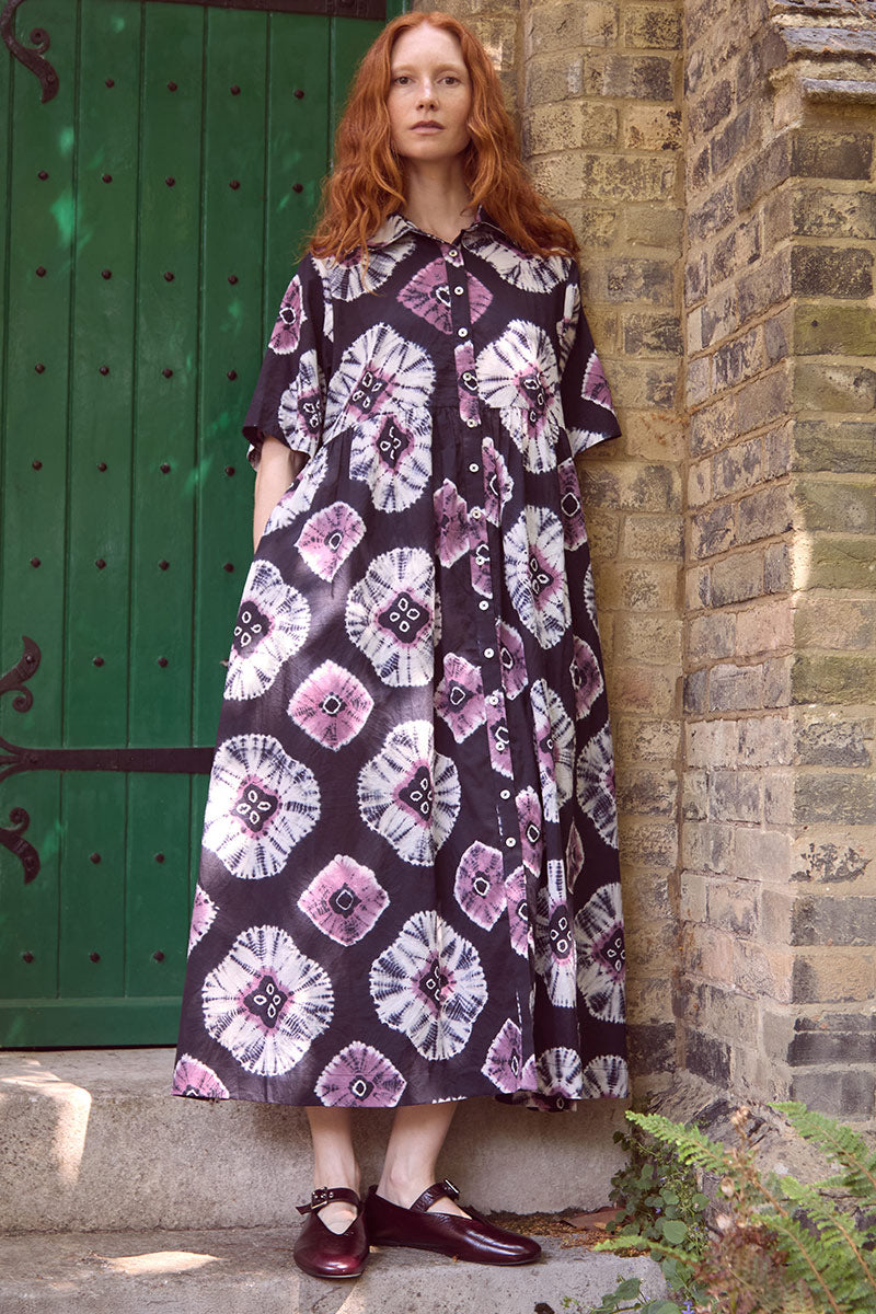 Lucia Tie-Dye Cotton Dress