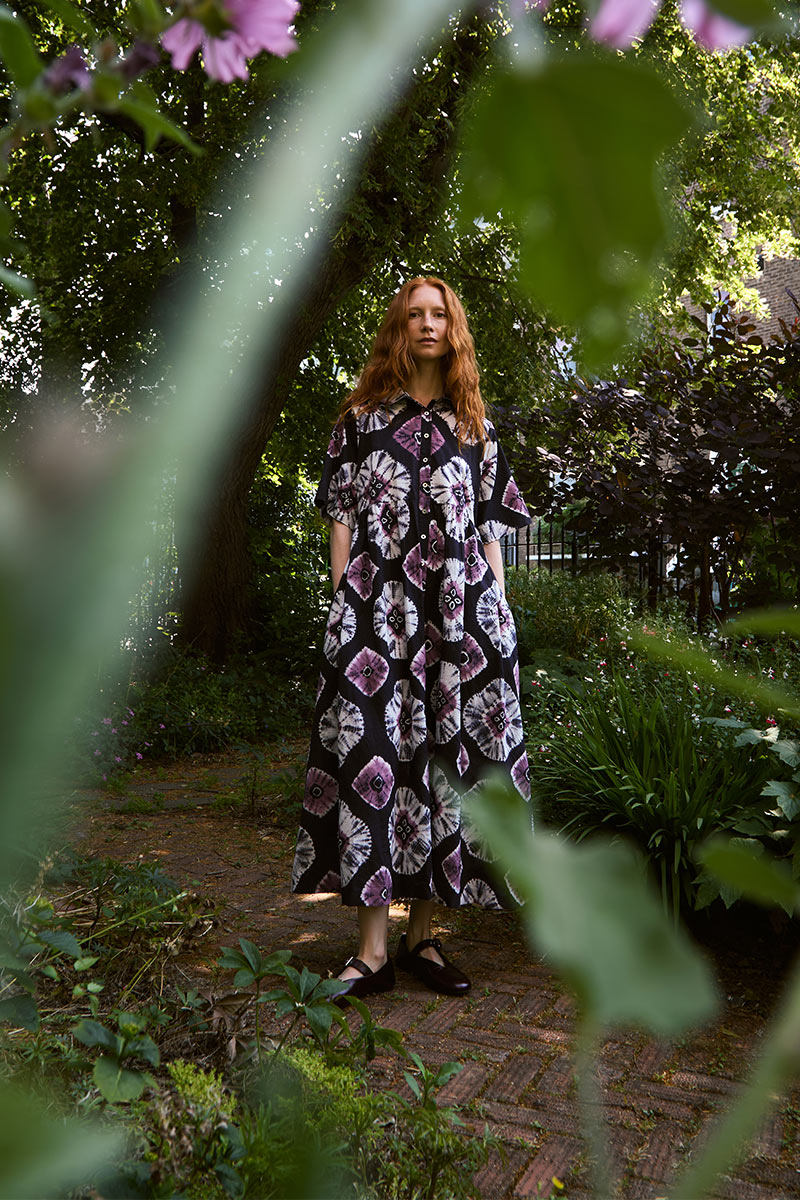 Lucia Tie-Dye Cotton Dress