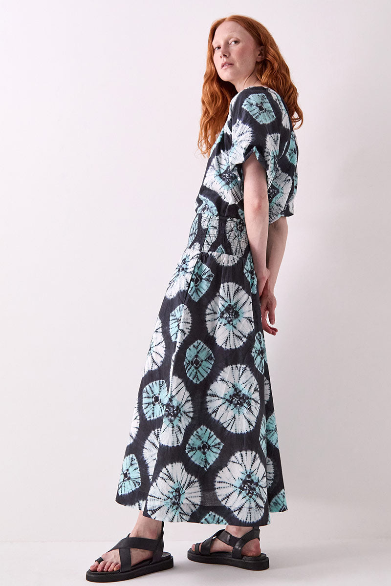 Lucia Tie-Dye Cotton Skirt