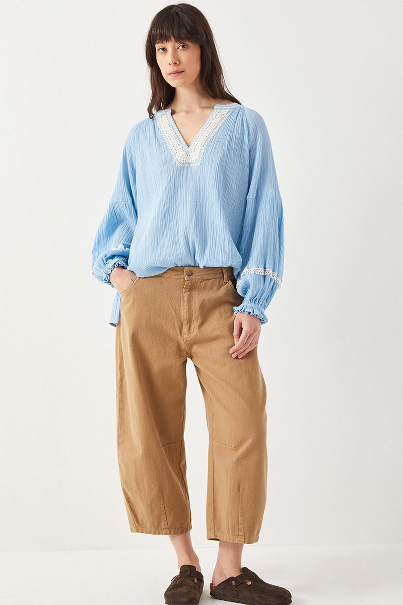 Luna Embroidered Blouse