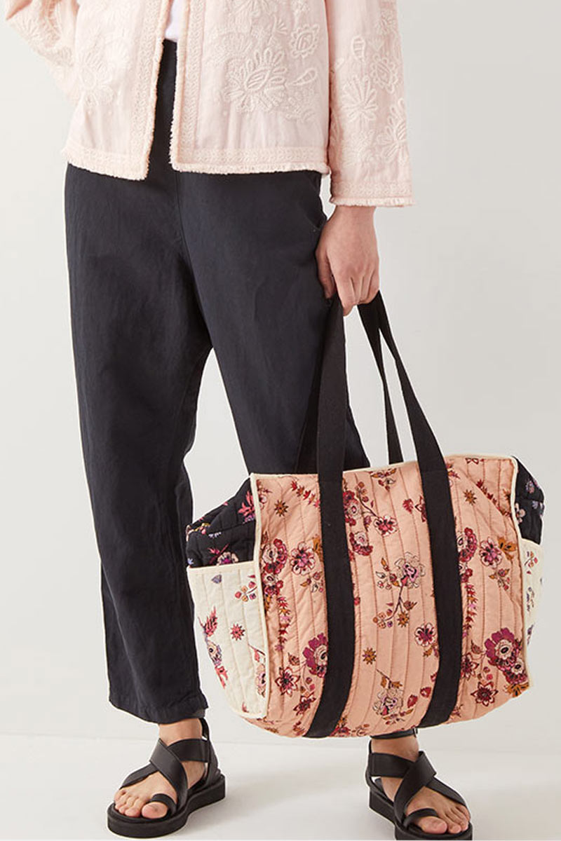 Madison Quilted Tote Bag