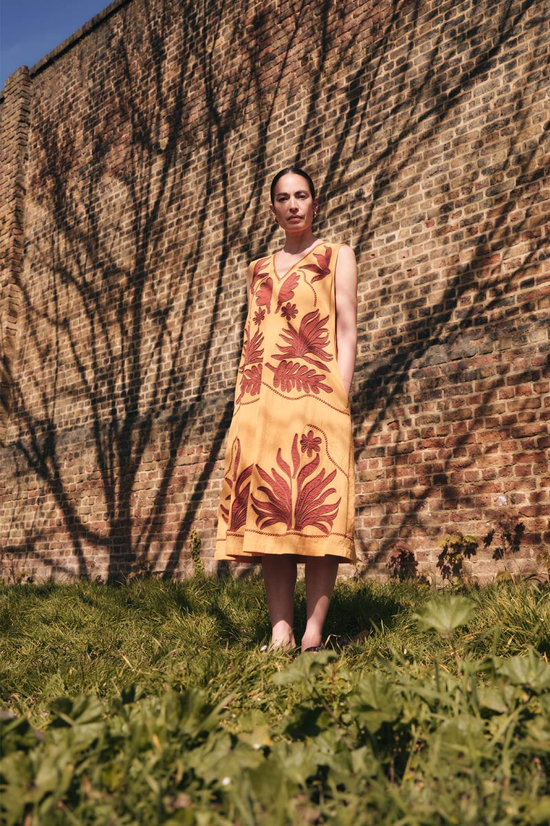 Mella Applique Cotton Dress
