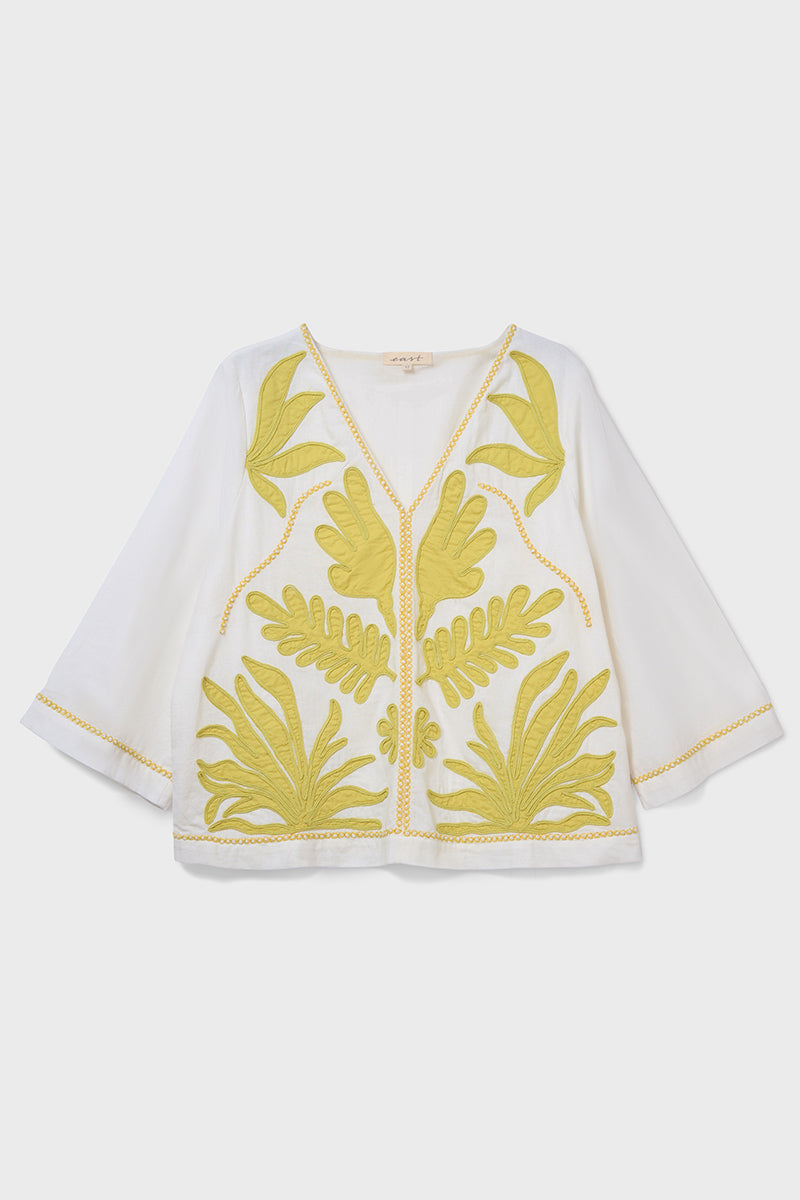 Mella Applique Cotton Top