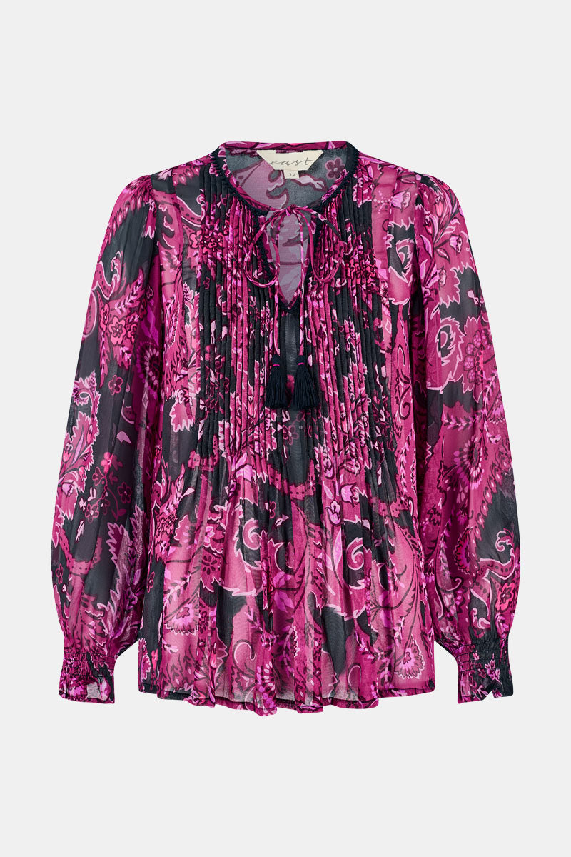 Olivia Paisley Print Blouse