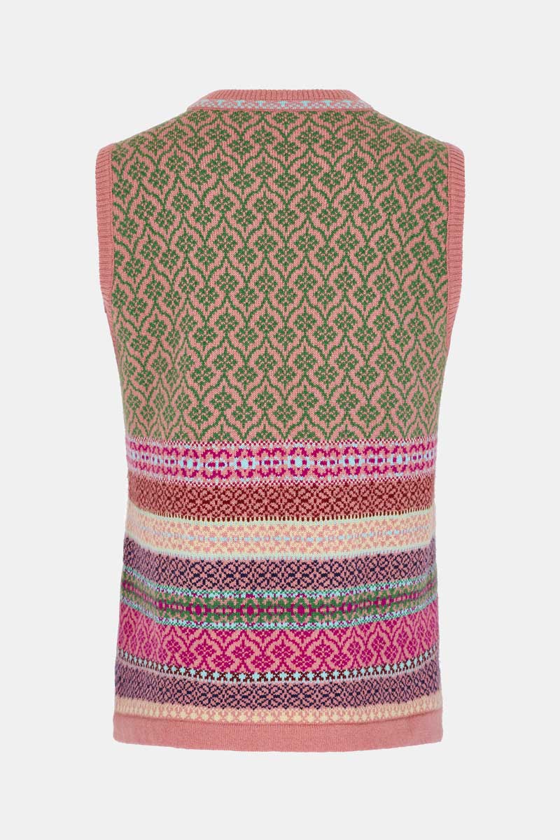 East x Oubas Fair Isle Wool Sweater Vest