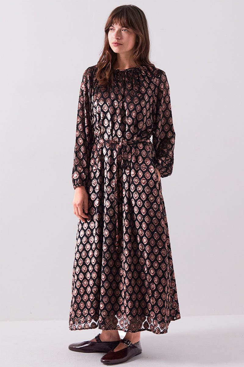 Pheba Devoré Maxi Dress