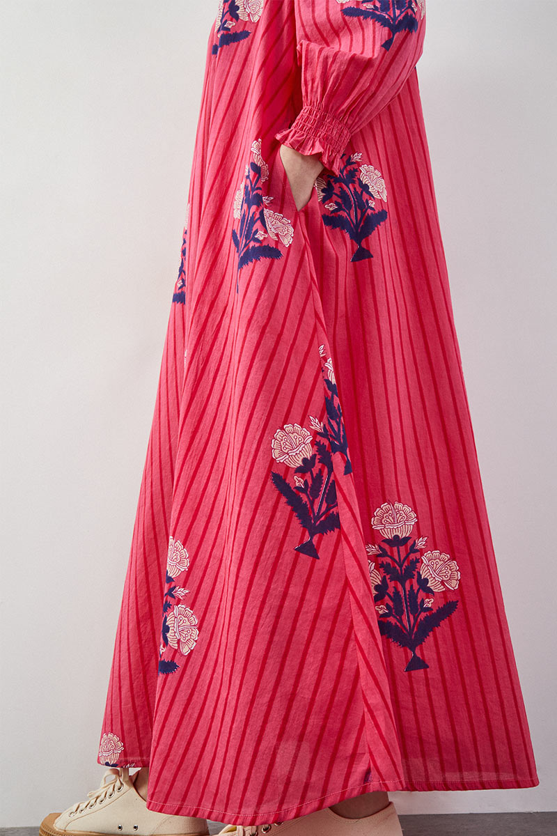 Viva Floral Pink Dress