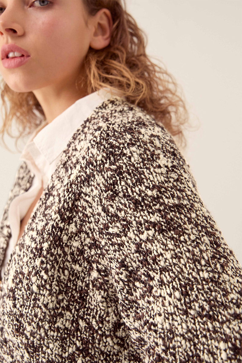 Willow Boucle Knit Cardigan