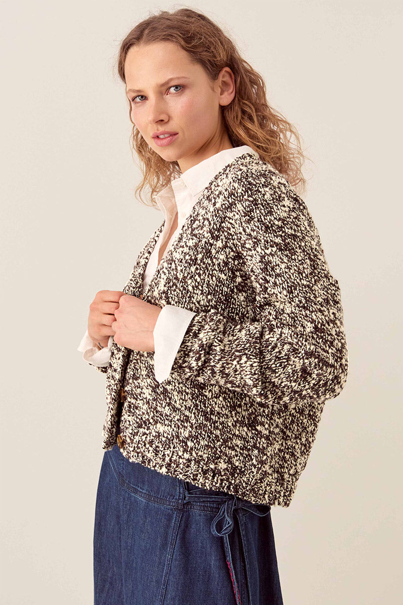 Willow Boucle Knit Cardigan