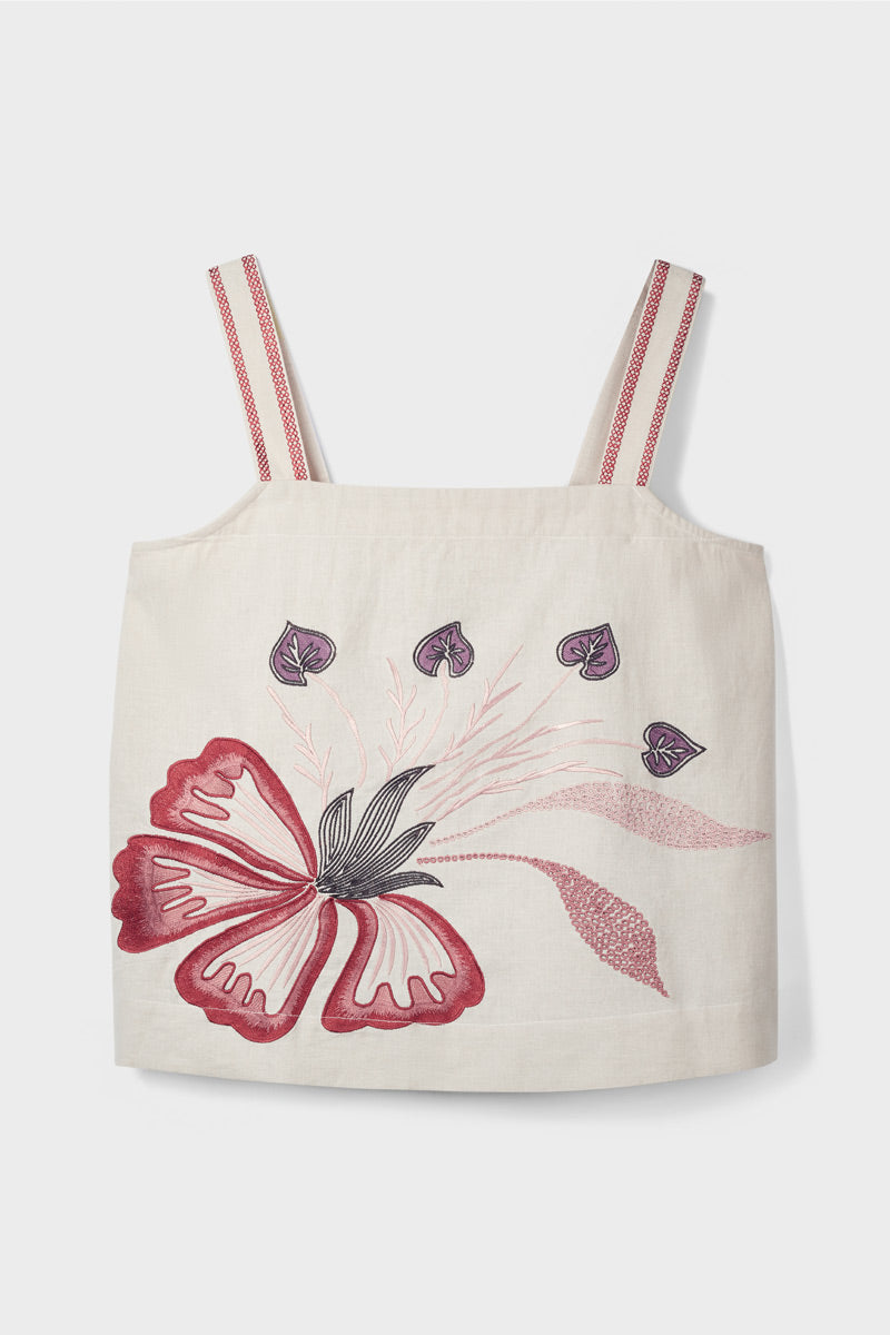 Zhandra Embroidered Cami Top