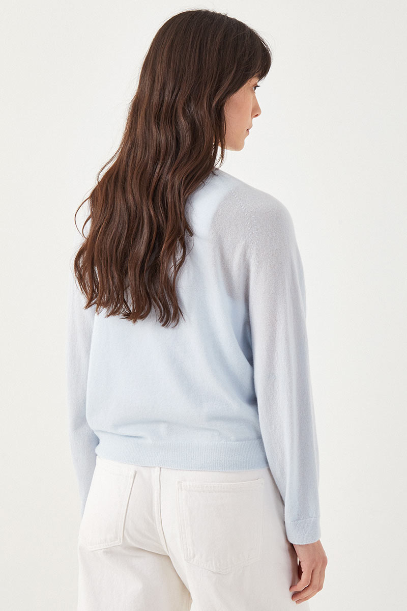 Edie Knit Cardigan Blue